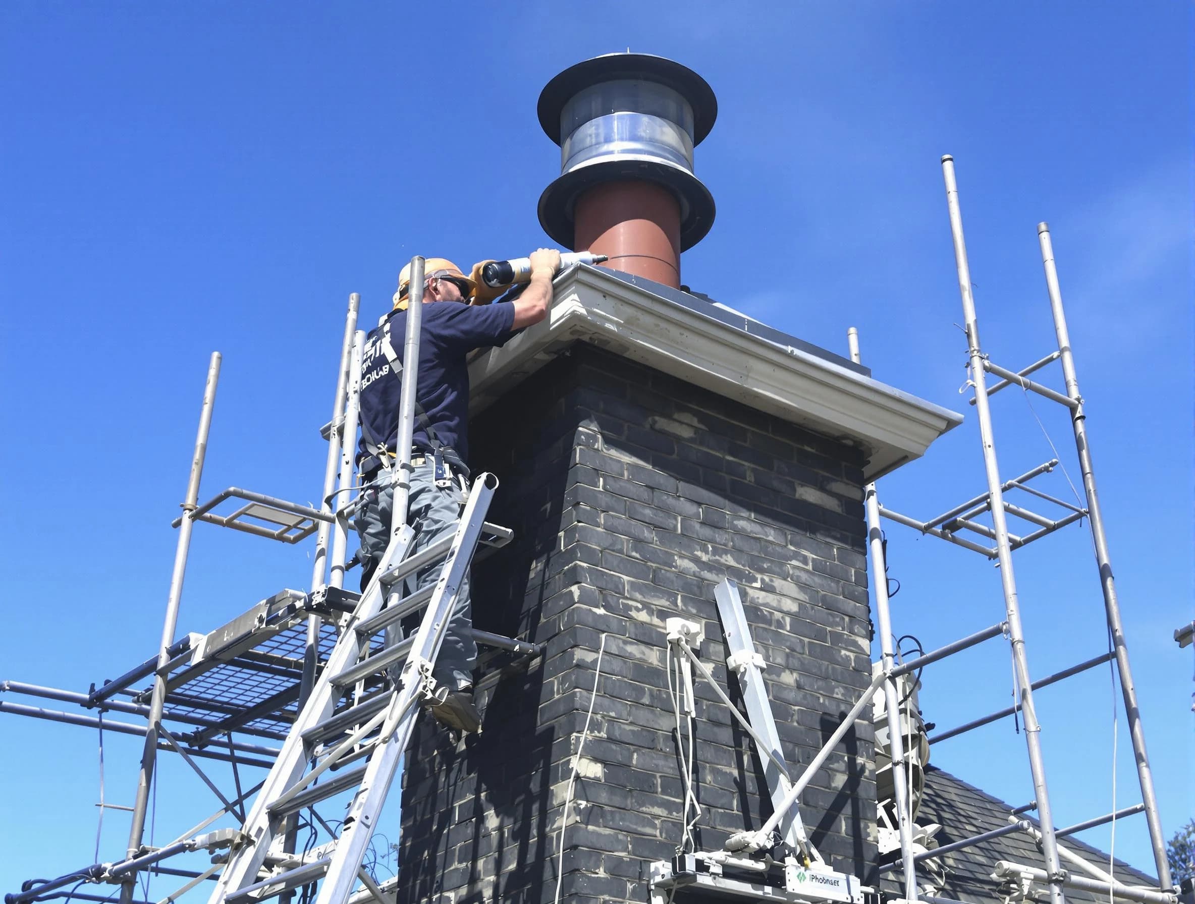 Sturdy chimney crown finished by Castle Pines Chimney Sweep in Castle Pines, CO