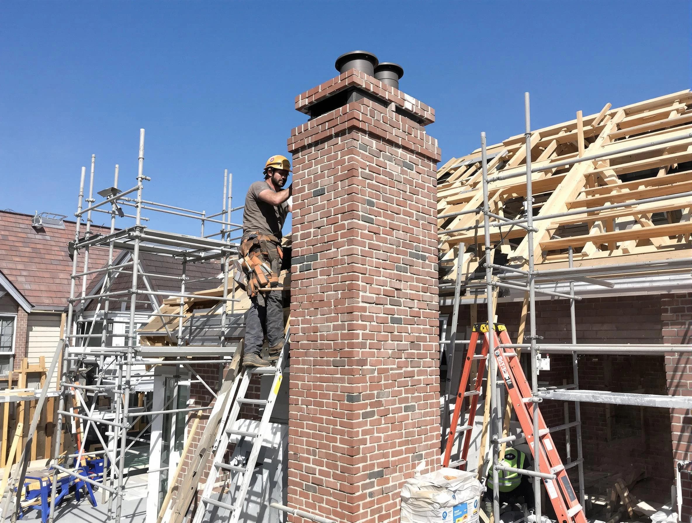 New chimney installation completed by Castle Pines Chimney Sweep in Castle Pines, CO