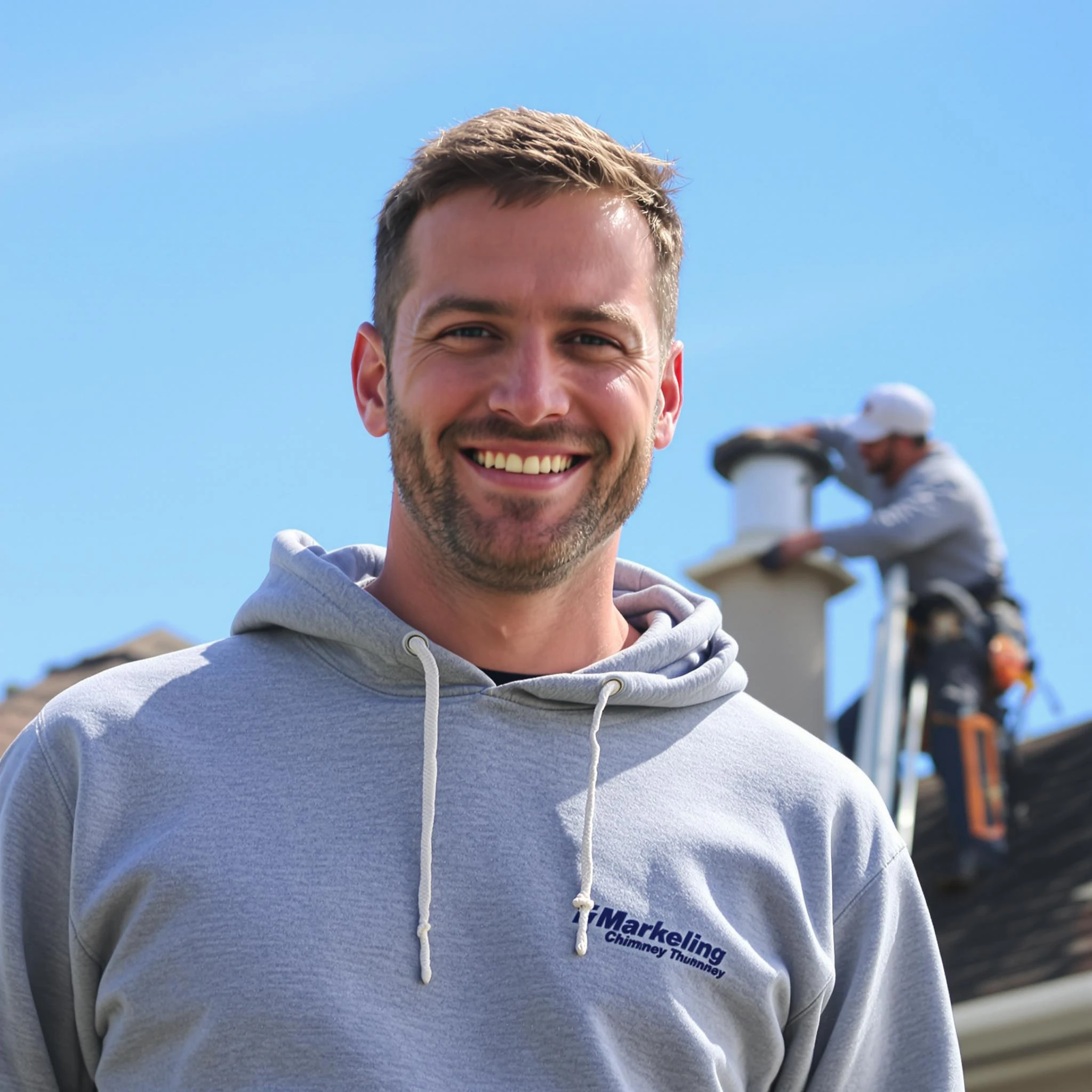 The Castle Pines Chimney Sweep team.