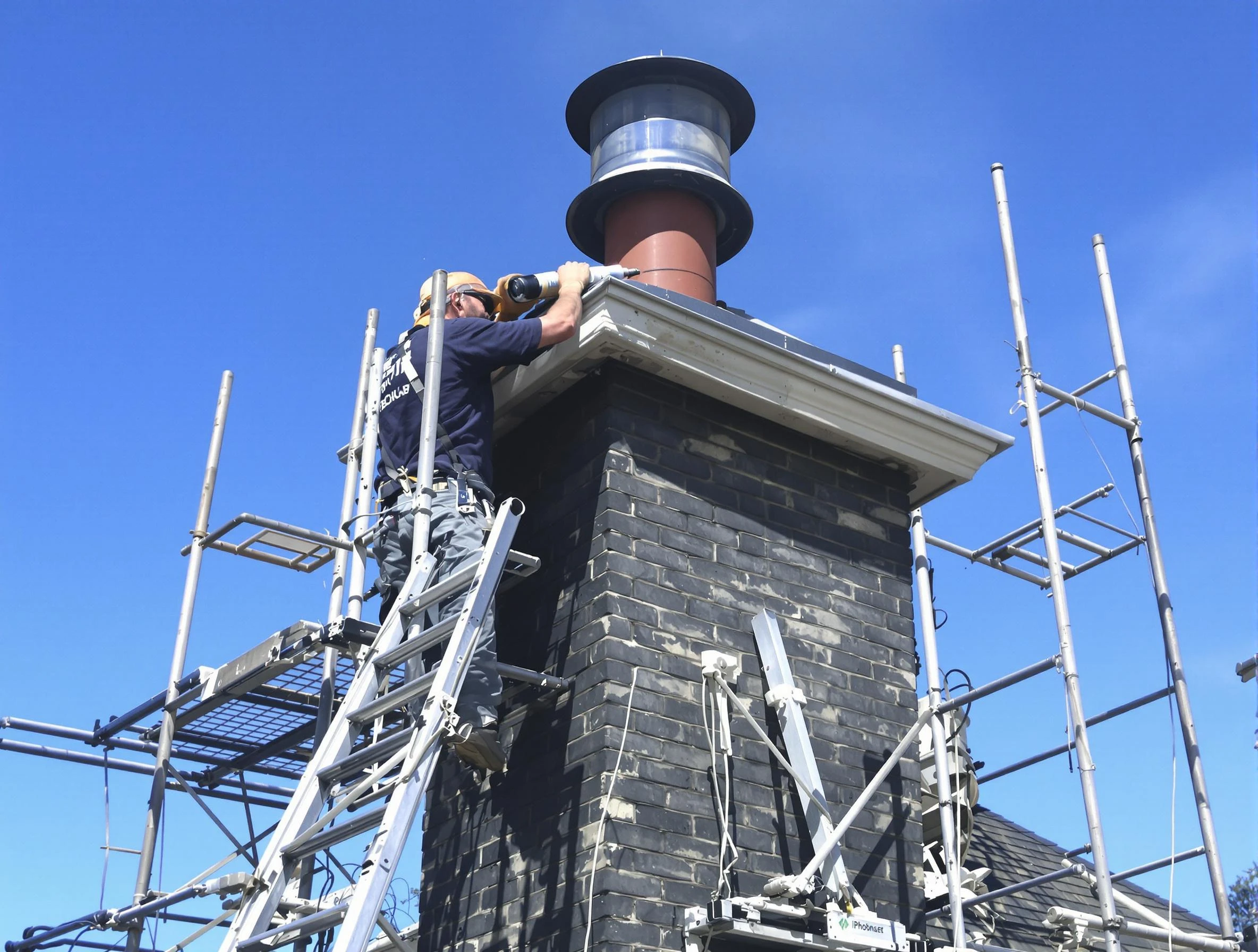 Sturdy chimney crown finished by Castle Pines Chimney Sweep in Castle Pines, CO