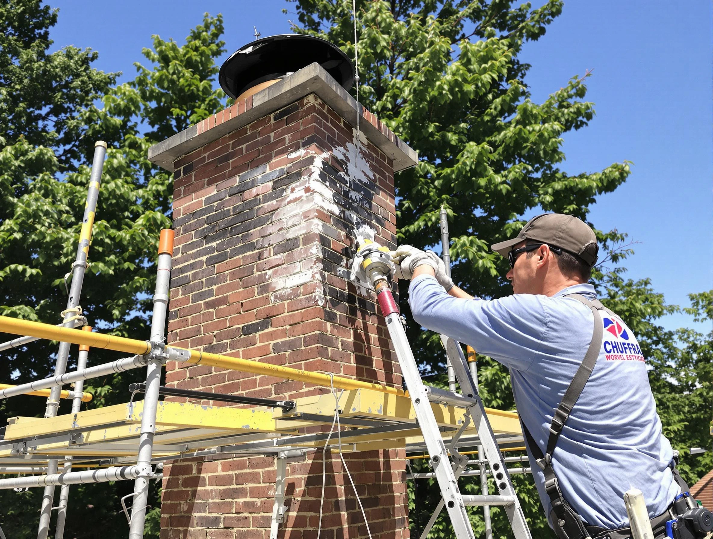 Structural chimney repair by Castle Pines Chimney Sweep in Castle Pines, CO